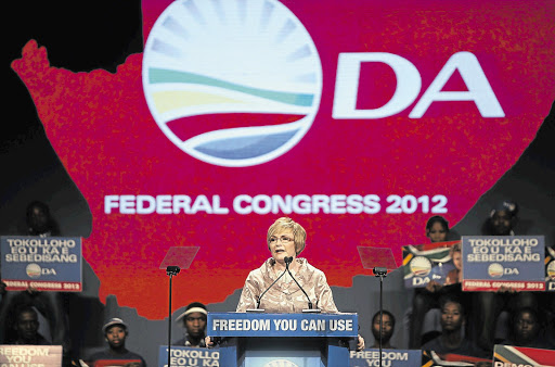 Helen Zille speaks at the DA Federal Congress 2012 at the Birchwood Conference Centre in Boksburg on the East Rand. File photo.