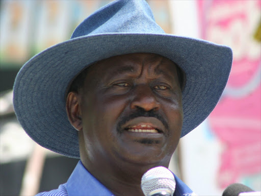 Cord leader Raila Odinga on Thursday denied defaming CBK chairman Mohammed Nyaoga. Photo/File