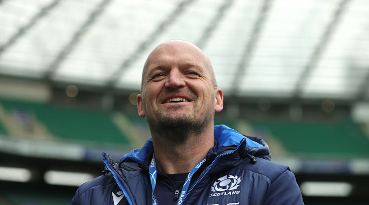 Scotland head coach Gregor Townsend looks on during the Scotland captain's run at Twickenham Stadium in London, England, February 3 2023. Picture: DAVID ROGERS/GETTY IMAGES