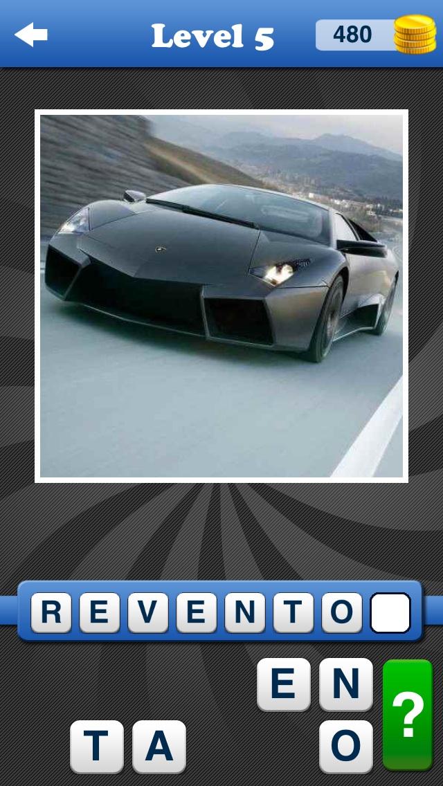 Android application Whats the Car? Sports Quiz! screenshort