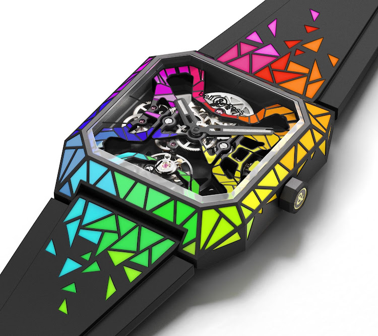 The Bell & Ross BR03 Cyber Rainbow.