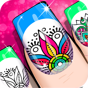 Download Nail Salon Coloring Book For PC Windows and Mac