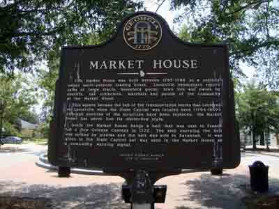This Market House was built between 1795-1798 as a publicly owned multi-purpose trading house. Louisville newspapers record sales of large tracts, household hoods, town lots and slaves by...