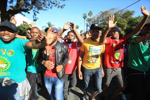 Walter Sisulu students protest. PICTURE: SINO MAJANGAZA