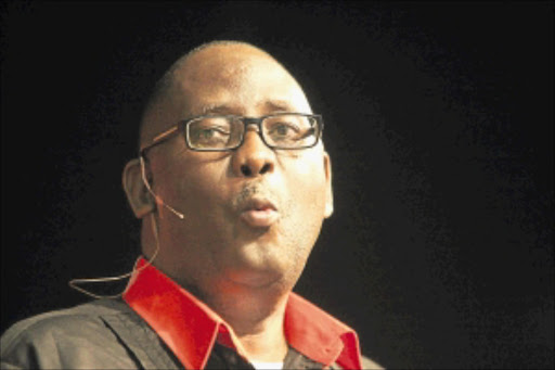 IMPASSIONED PLEA: Cosatu general secretary Zwelinzima Vavi during the union federation's 11th national congress at Gallagher Estate in Midrand, Johannesburg. PHOTO: MOHAU MOFOKENG