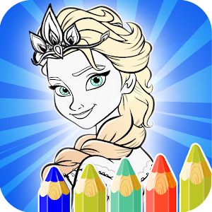 Download Kids Finger Coloring Books Princess and Snow White For PC Windows and Mac