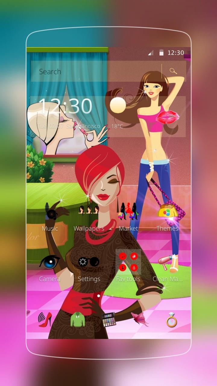 Android application Fashion Girl screenshort