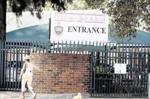 repeat offender: A Grade 8 white pupil at Boksburg High School is in trouble again after being disciplined twice before for hate speech Photo: Bafana Mahlangu