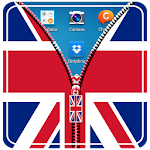 UK Flag Zipper LockScreen Apk