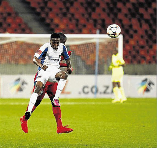 IN HOT FORM: Thembinkosi Lorch of Chippa United gave notice of his talent in the Absa Premiership match between Chippa United and Free State Stars at Nelson Mandela Bay Stadium on Tuesday Picture: GALLO IMAGES