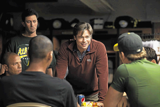 Brad Pitt stars as the manager of a baseball team in 'Moneyball' Picture: MELINDA SUE GORDON