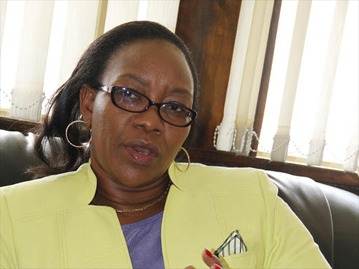 Youth Cs Sicily Kariuki during an interview with The Star. Photo/Monicah Mwangi