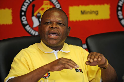 NUM general secretary Frans Baleni