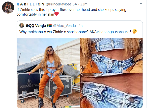 Prince Kaybee defends his friend Zinhle.
