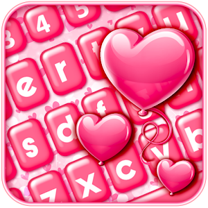 Download Pink Love Valentine Keyboard For PC Windows and Mac