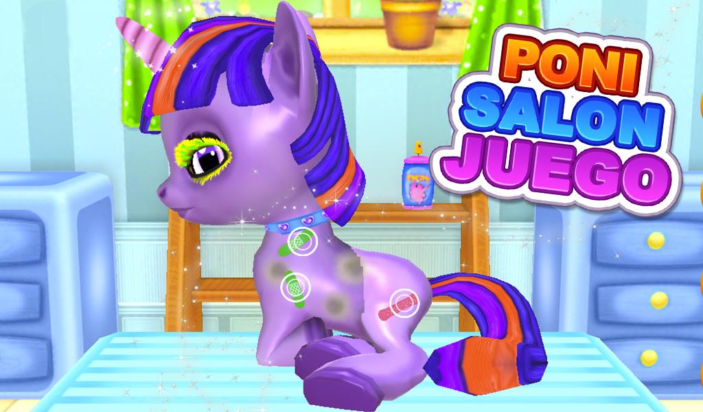 Android application Pony Salon Game screenshort