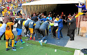 Kaizer Chiefs fans pelt the players with missiles after the match following their humiliating 3-0 home Absa Premiership loss against Chippa United at FNB Stadium.