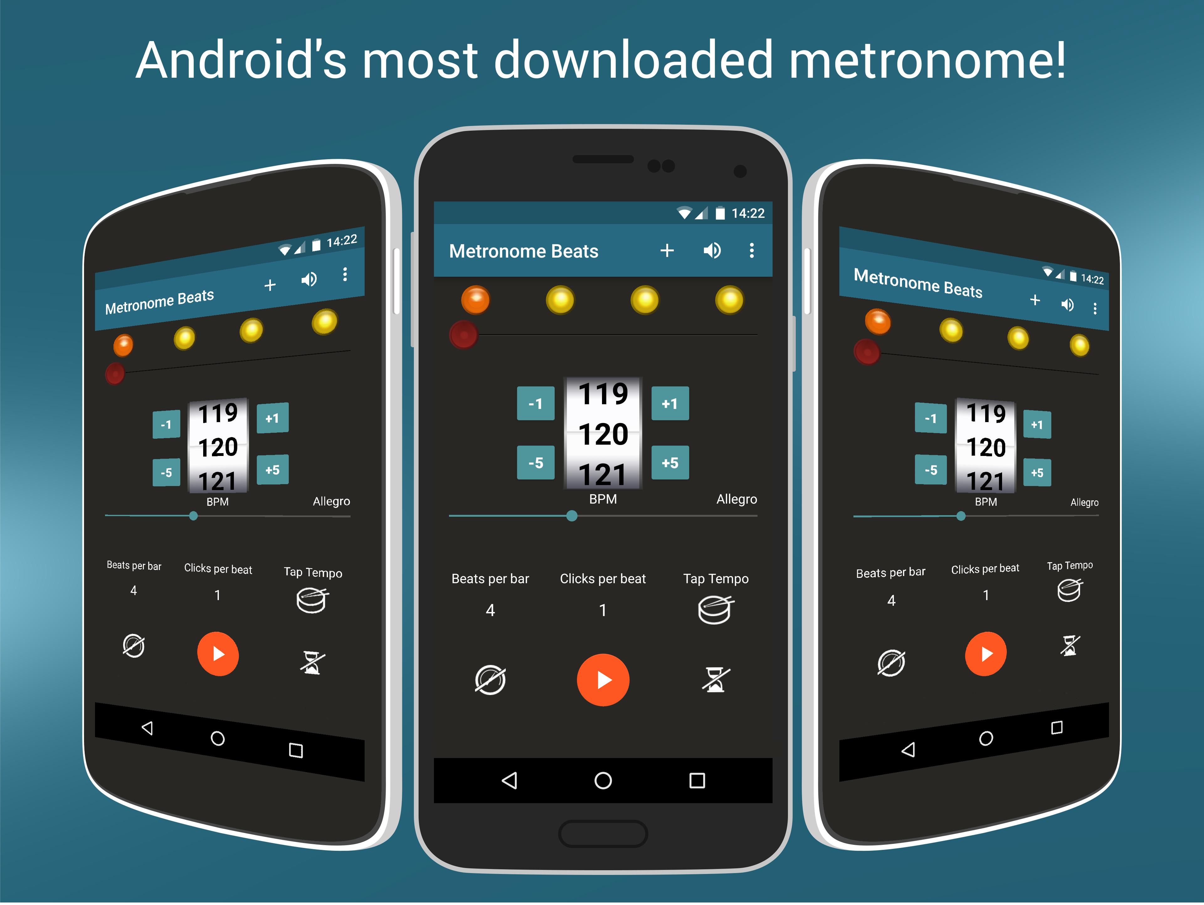 Android application Metronome Beats screenshort