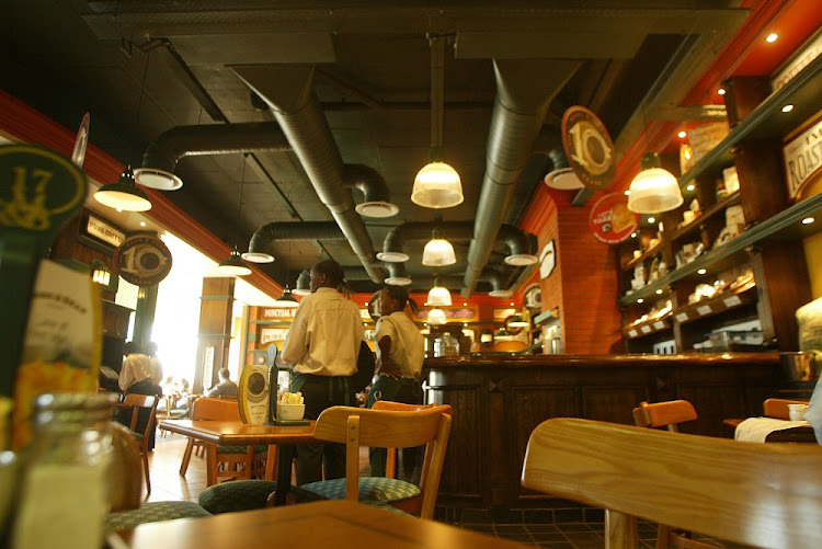 File image of the interior of a Mugg & Bean restaurant.