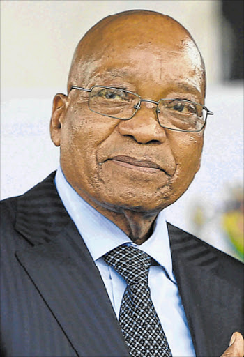 Jacob Zuma Picture: SIMPHIWE NKWALI