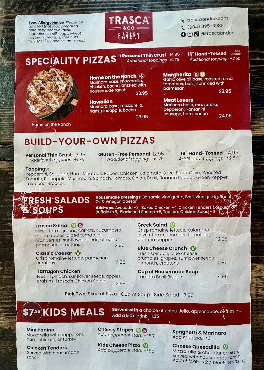 Menu Side 2