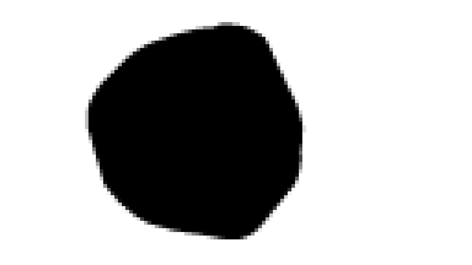 black blob
