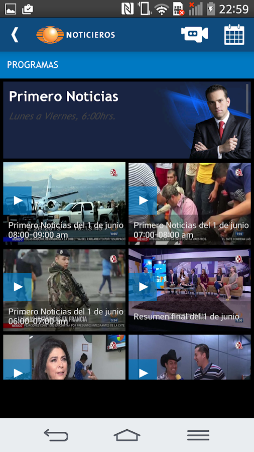 Noticieros Televisa en tu smartphone