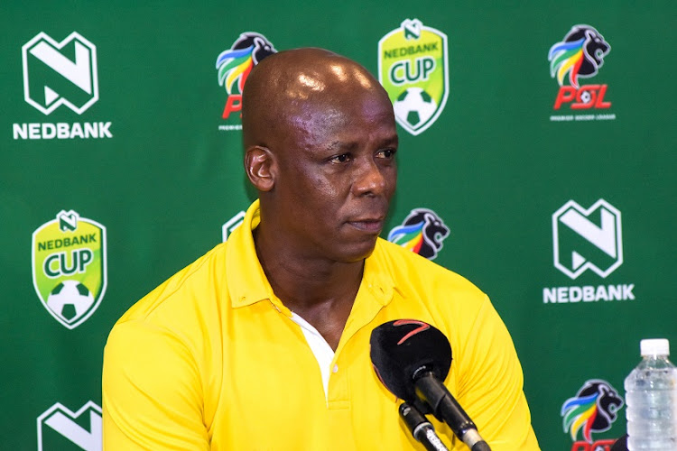 Coach Mandla Ncikazi of Golden Arrows.