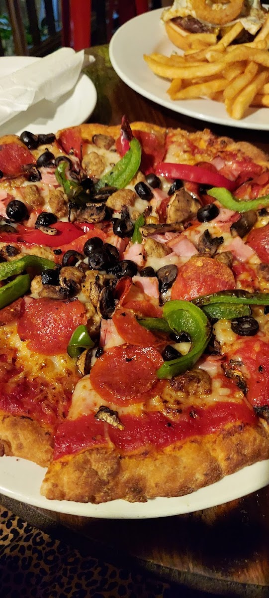 Gluten free and dairy free pizza