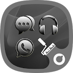 Black Silver - Solo Theme Apk