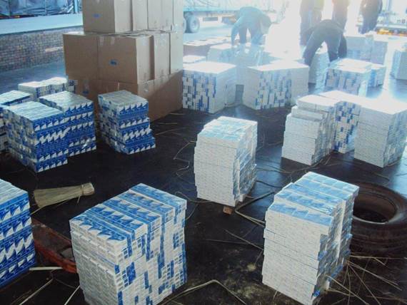 Confiscated cigarettes in the past three months were valued at R11.2m.