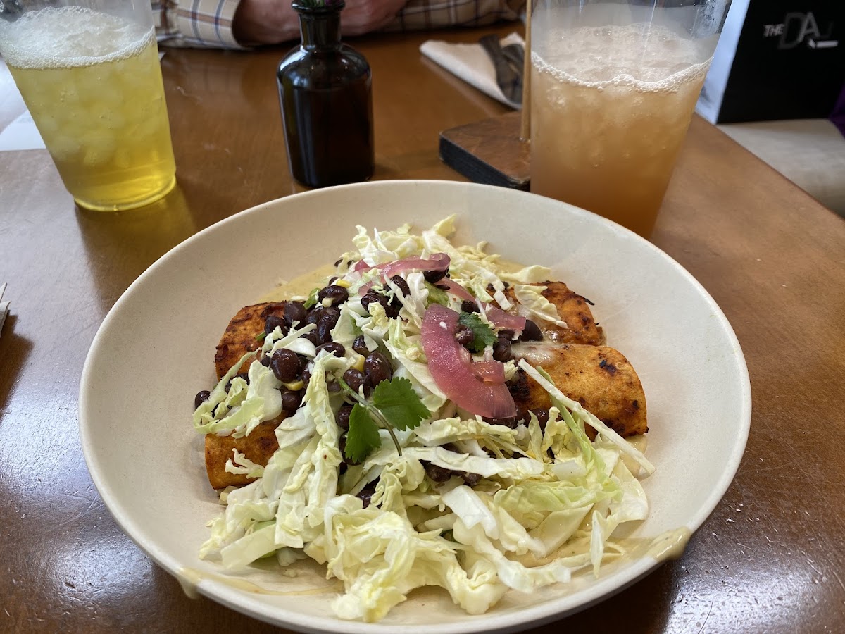 Chicken enchilada bowl