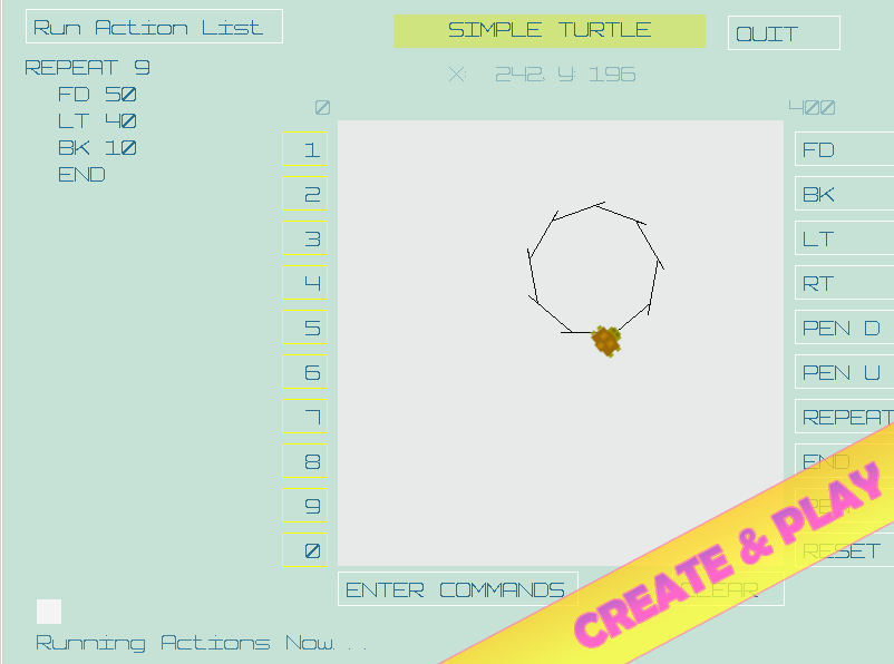 Android application Simple Turtle - Learn Logo Code for STEM screenshort