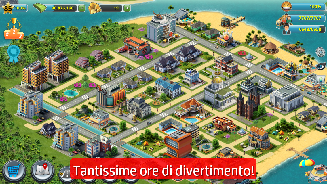 Android application City Island 3 - Building Sim Offline screenshort