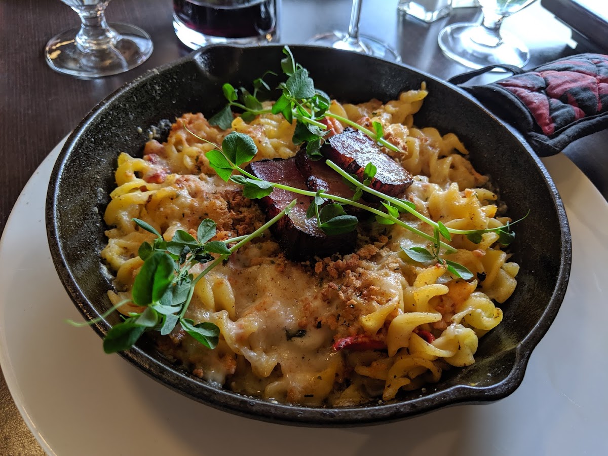 double smoked bacon & lobster Mac'n'Cheese