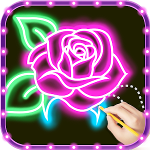 Download Draw Glow Flower For PC Windows and Mac