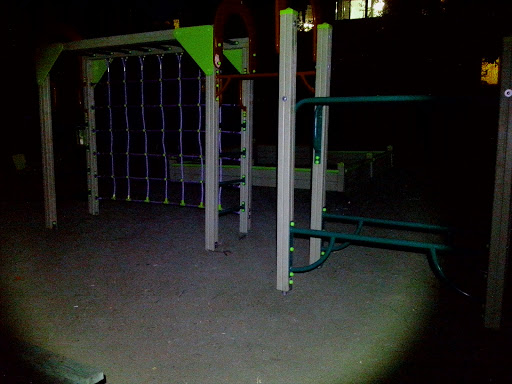 Детская Площадка В Ночи