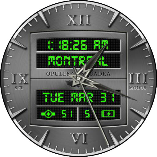 Opulence Squadra Watch Face