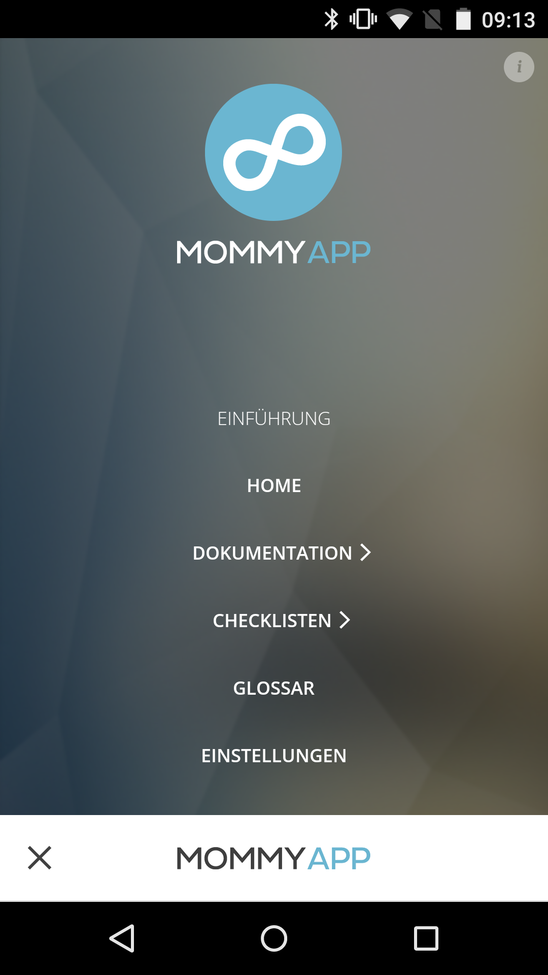 Android application Mommy App screenshort