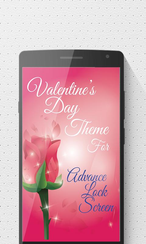 Android application Valentine Special Lock Screen screenshort