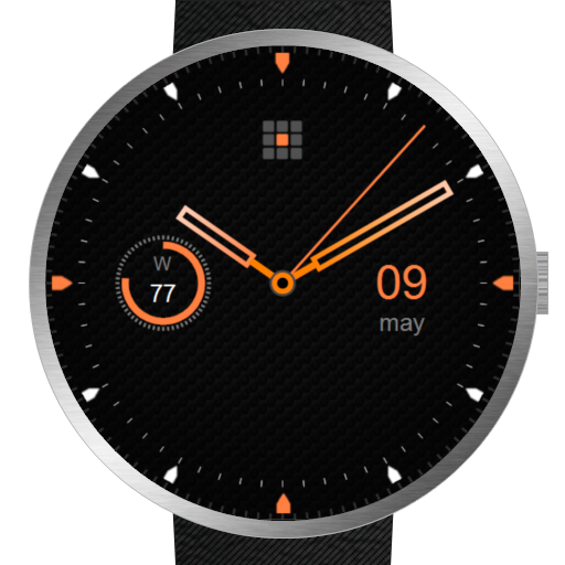 Black Classic Watch Face