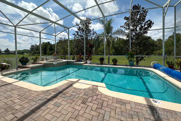 Relax around your own private pool at this Highlands Reserve vacation villa in Davenport