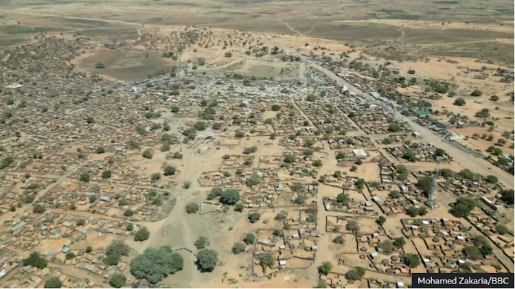 Hundreds of thousands of people live in Zamzam Camp - forced from their homes in a series of conflicts