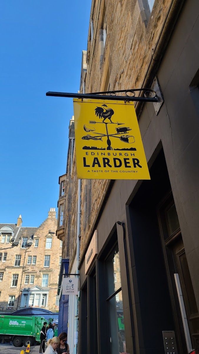 The Edinburgh Larder gluten-free menu