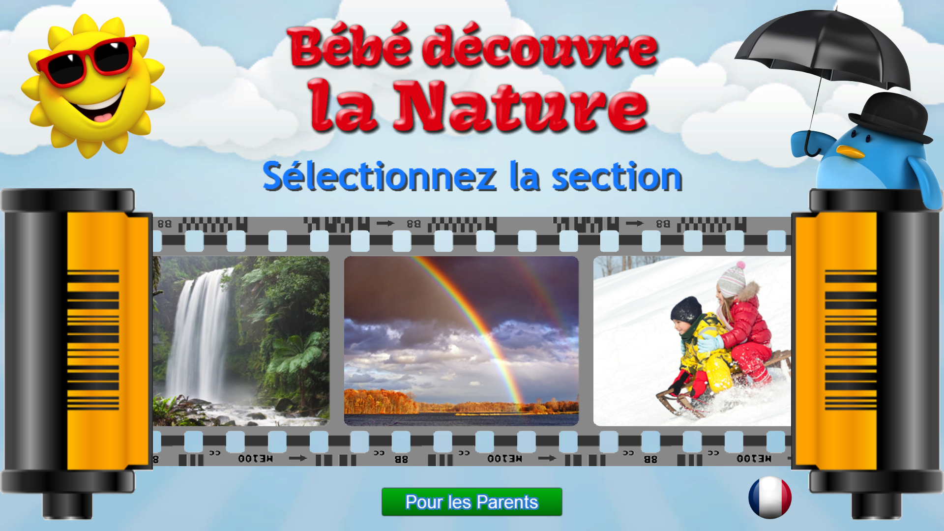 Android application Nature for Kids screenshort