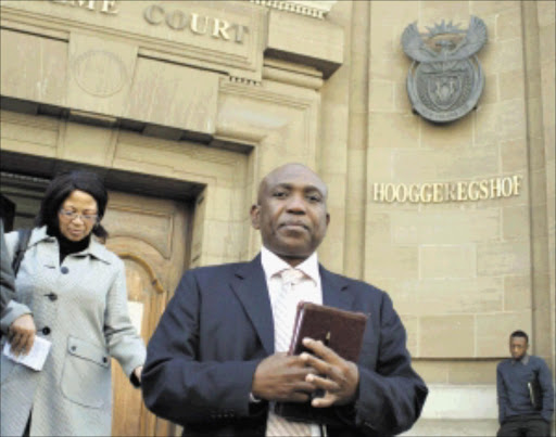 ACTION: Fired Eskom boss Jacob Maroga is suing the power utility for R85million. Pic: BAFANA MAHLANGU. 07/06/2010. © Sowetan. 20100607 BMA Former Eskom CEO Jacob Maroga leaving the South Gauteng High Court. He is suing Eskom for unlawfully terminating of his contract. PHOTO: BAFANA MAHLANGU