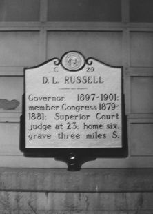Governor, 1897-1901; member Congress 1879-1881; Superior Court judge at 23; home six, grave three miles S.Plaque via North Carolina Highway Historical Marker Program, and is used with their...