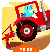 Dinosaur Farm Free - Tractor