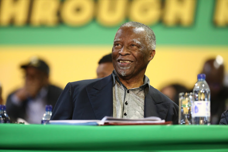 Former president Thabo Mbeki says the youth must demand answers from the ruling party before voting. File photo.