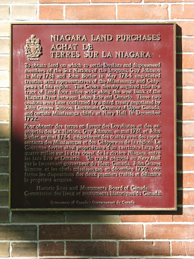 To obtain land on which to settle Loyalists and dispossessed members of the Six Nations of the Iroquois, Guy Johnson in May 1781 and John Butler in May 1784 negotiated treaties with...